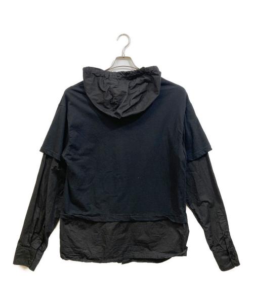 ANDREA YA'AQOV（アンドレアヤコブ）ANDREA YA'AQOV (アンドレアヤコブ) ミリタリープルオーバーパーカー ブラック サイズ:Ｓの古着・服飾アイテム