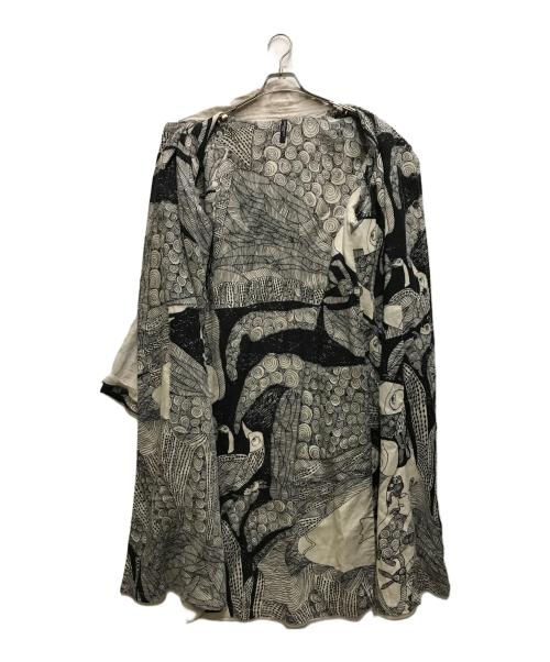 DISTORTION3 by PR-y/NUDE:MM（マサヒコ マルヤマ）DISTORTION3 by PR-y/NUDE:MM (マサヒコ マルヤマ) リバーシブルリネンコート アイボリーの古着・服飾アイテム