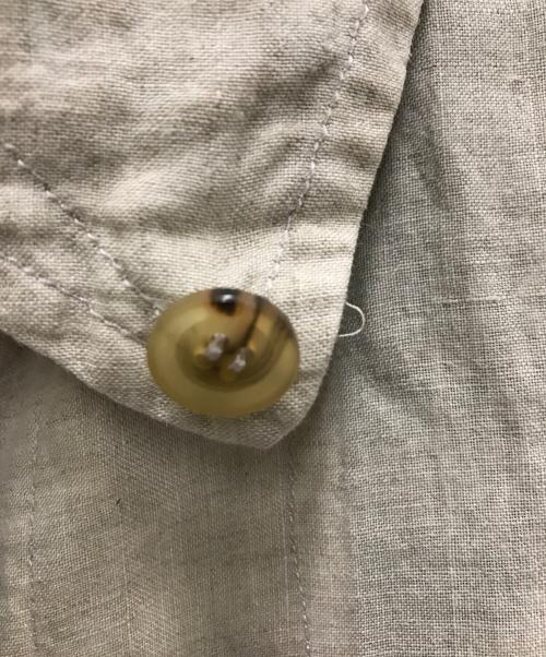 DISTORTION3 by PR-y/NUDE:MM（マサヒコ マルヤマ）DISTORTION3 by PR-y/NUDE:MM (マサヒコ マルヤマ) リバーシブルリネンコート アイボリーの古着・服飾アイテム