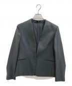 PLSTプラステ）の古着「プレミアムオックスカラーレスジャケット」｜グレー