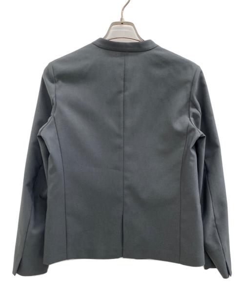 PLST（プラステ）PLST (プラステ) プレミアムオックスカラーレスジャケット グレー サイズ:Lの古着・服飾アイテム