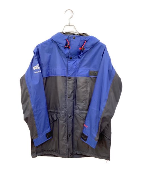 POLO SPORT（ポロスポーツ）POLO SPORT (ポロスポーツ) マウンテンパーカー ブラック×ブルー サイズ:Sの古着・服飾アイテム