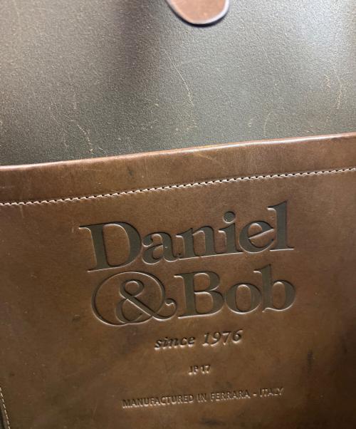 Daniel&Bob（ダニエル＆ボブ）Daniel&Bob (ダニエル＆ボブ) レザートートバッグ ブラウンの古着・服飾アイテム