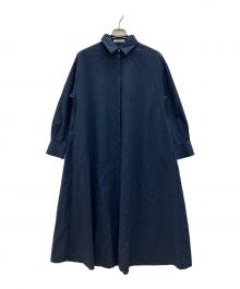 Snidel（スナイデル）の古着「ビスチェセットシャツワンピース　SAMPLE品」｜ネイビー
