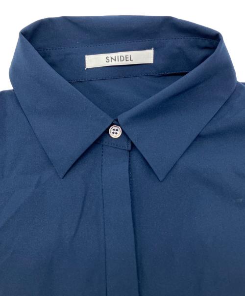 Snidel（スナイデル）Snidel (スナイデル) ビスチェセットシャツワンピース　SAMPLE品 ネイビー サイズ:不明の古着・服飾アイテム