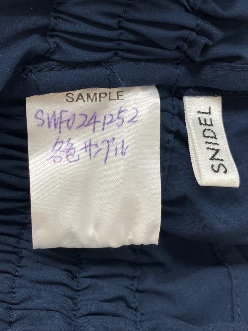 Snidel（スナイデル）Snidel (スナイデル) ビスチェセットシャツワンピース　SAMPLE品 ネイビー サイズ:不明の古着・服飾アイテム