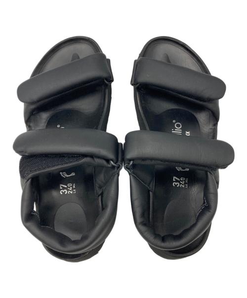 papillio（パピリオ）papillio (パピリオ) THEDA サンダル ブラック サイズ:240の古着・服飾アイテム