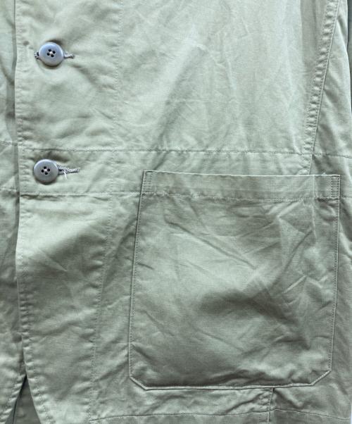 KAPITAL（キャピタル）KAPITAL (キャピタル) コットンリネンチノクロスランドナーバイクジャケット オリーブ サイズ:SIZE 4の古着・服飾アイテム