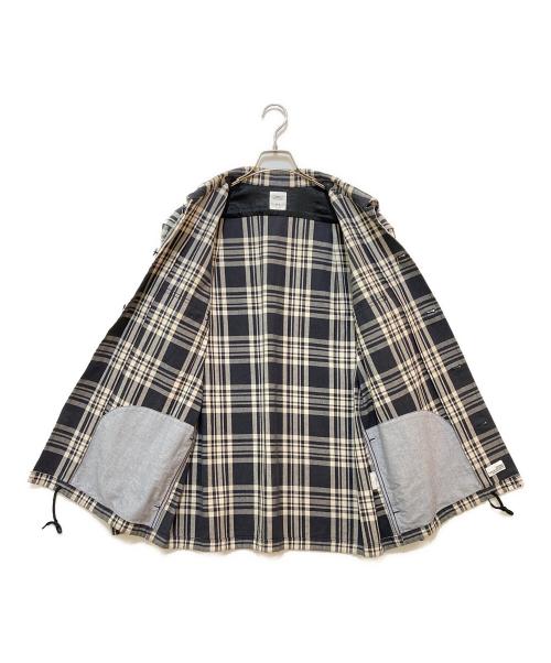 BEDWIN &THE HEARTBREAKERS（ベドウィンアンドザ ハートブレイカーズ）BEDWIN &THE HEARTBREAKERS (ベドウィンアンドザ ハートブレイカーズ) シャツジャケット ブラック×アイボリー サイズ:４の古着・服飾アイテム