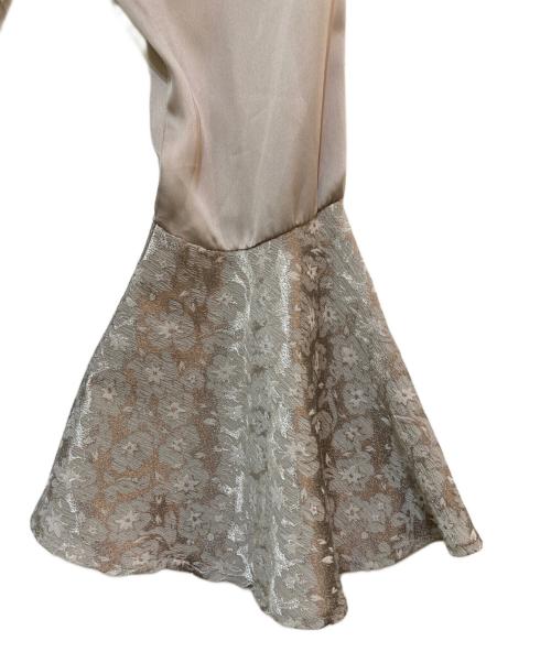 MARTE（マルテ）MARTE (マルテ) sahara柄レイヤードトップス ベージュ サイズ:FREEの古着・服飾アイテム