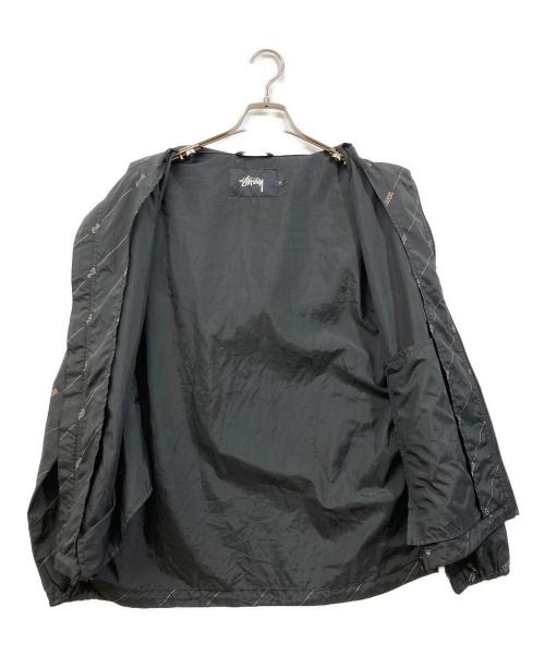 stussy（ステューシー）stussy (ステューシー) ロゴウインドブレーカー ブラック サイズ:Mの古着・服飾アイテム