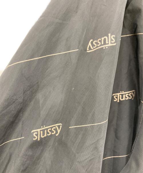 stussy（ステューシー）stussy (ステューシー) ロゴウインドブレーカー ブラック サイズ:Mの古着・服飾アイテム