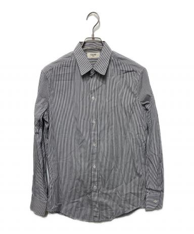 中古・古着通販】CELINE (セリーヌ) ストライプシャツ ブラック サイズ