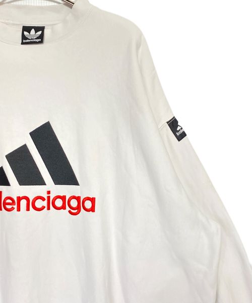 BALENCIAGA（バレンシアガ）BALENCIAGA (バレンシアガ) adidas (アディダス) スウェット ホワイト サイズ:1の古着・服飾アイテム