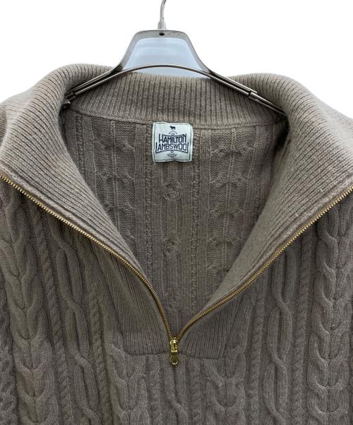 Spick and Span（スピック＆スパン）Spick and Span (スピックアンドスパン) ハミルトンアルパカケーブルZIPベスト ブラウン サイズ:ｆの古着・服飾アイテム