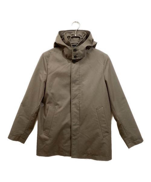 green label relaxing（グリーンレーベルリラクシング）green label relaxing (グリーンレーベルリラクシング) TAIONインナーダウンベスト付き ベントーネ(R)フード バルカラーコート オリーブ サイズ:Sの古着・服飾アイテム