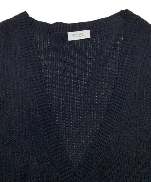 JOHN ELLIOTT（ジョン エリオット）JOHN ELLIOTT (ジョン エリオット) Silk Cardigan ネイビー サイズ:2の古着・服飾アイテム