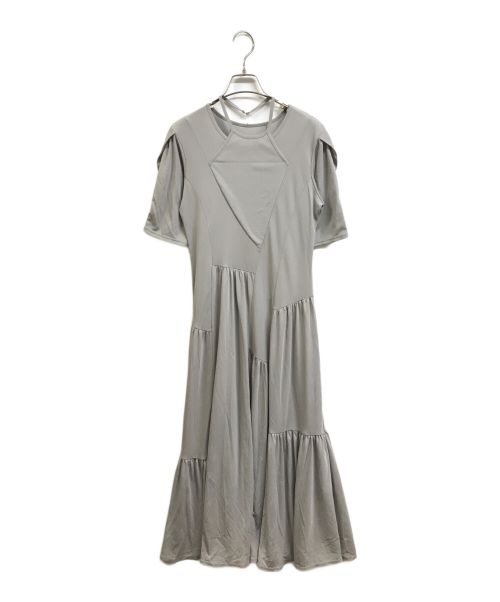MURRAL（ミューラル）MURRAL (ミューラル) Leaf vein jersey dress グレー サイズ:1の古着・服飾アイテム