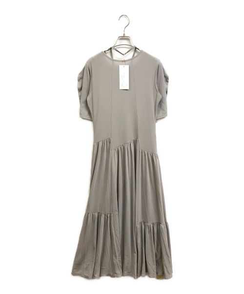 MURRAL（ミューラル）MURRAL (ミューラル) Leaf vein jersey dress グレー サイズ:1の古着・服飾アイテム