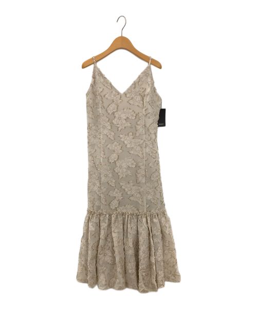 anuans（アニュアンス）anuans (アニュアンス) オリジナルジャガードキャミワンピース ベージュ サイズ:Fの古着・服飾アイテム