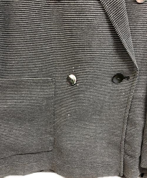 FRAY ID（フレイ アイディー）FRAY ID (フレイ アイディー) カラミテーラードジャケット ブラック サイズ:1の古着・服飾アイテム