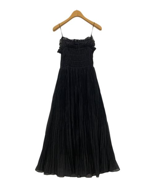 FRAY ID（フレイ アイディー）FRAY ID (フレイ アイディー) ワッシャーシャーリングキャミワンピース ブラック サイズ:SIZE1の古着・服飾アイテム