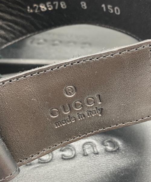 GUCCI（グッチ）GUCCI (グッチ) WEB SANDAL ブラック サイズ:8の古着・服飾アイテム