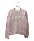 tory sportトリースポーツ）の古着「French Terry Love Sweatshirt」｜ピンク