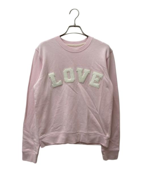 tory sport（トリースポーツ）tory sport (トリースポーツ) French Terry Love Sweatshirt ピンク サイズ:XSの古着・服飾アイテム