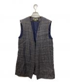 PHOTOCOPIEUフォトコピュー）の古着「LONG GILET」｜ネイビー