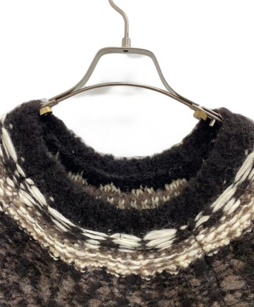 IENA（イエナ）IENA (イエナ) アルパカスラブノルディック プルオーバー ブラウン サイズ:なしの古着・服飾アイテム