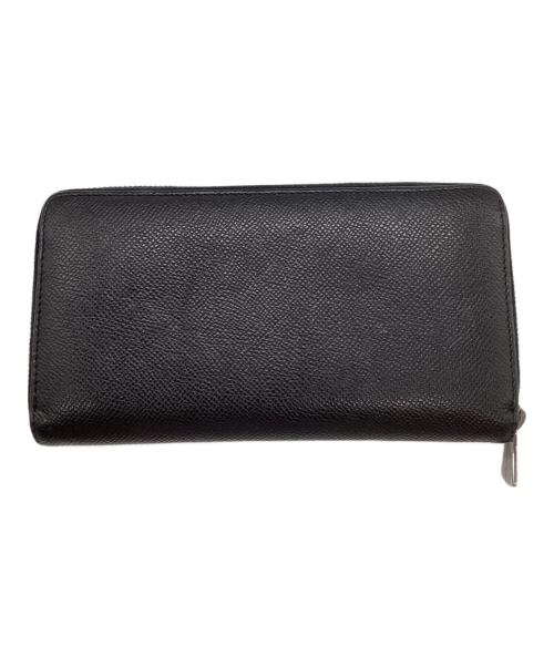DOLCE & GABBANA（ドルチェ＆ガッバーナ）DOLCE & GABBANA (ドルチェ＆ガッバーナ) ラウンドファスナー長財布 ブラックの古着・服飾アイテム