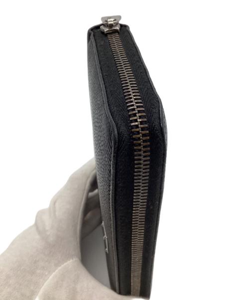 DOLCE & GABBANA（ドルチェ＆ガッバーナ）DOLCE & GABBANA (ドルチェ＆ガッバーナ) ラウンドファスナー長財布 ブラックの古着・服飾アイテム
