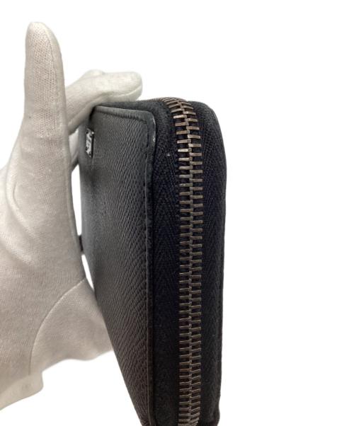 DOLCE & GABBANA（ドルチェ＆ガッバーナ）DOLCE & GABBANA (ドルチェ＆ガッバーナ) ラウンドファスナー長財布 ブラックの古着・服飾アイテム