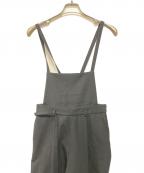 ANAYIアナイ）の古着「ウールツイルサロペットパンツ」｜ブラック