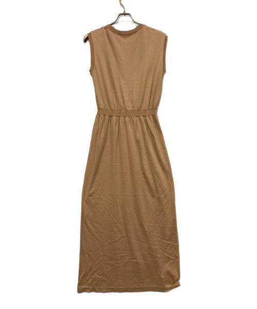 AURALEE（オーラリー）AURALEE (オーラリー) Ron Herman (ロンハーマン) LUSTER PLAITING SLEEVELES LONG ONE-PIECE ベージュ サイズ:1の古着・服飾アイテム