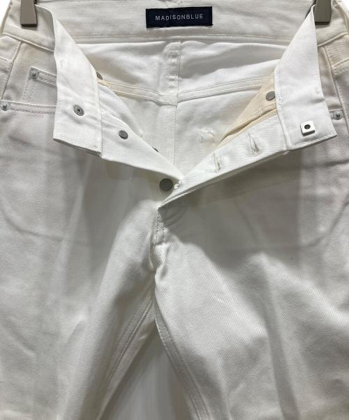 MADISON BLUE（マディソンブルー）MADISON BLUE (マディソンブルー) SERUBITCHI JQ STRAIGHT DENIM ホワイト サイズ:Sの古着・服飾アイテム