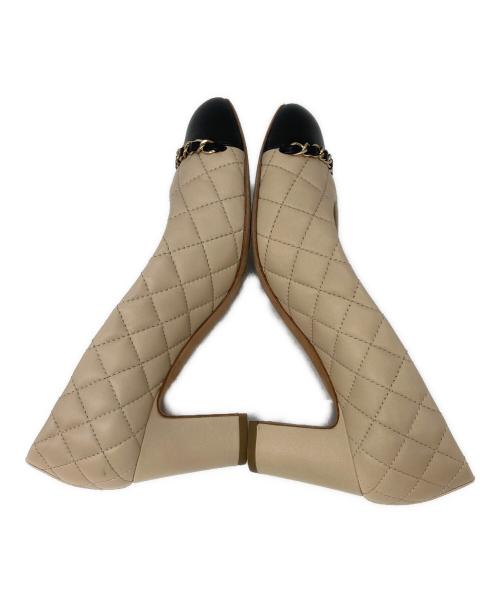 CHANEL（シャネル）CHANEL (シャネル) ココマーク マトラッセ パンプス ベージュ サイズ:37Cの古着・服飾アイテム