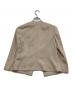 COUP DE CHANCE (クードシャンス) ノーカラージャケット ベージュ サイズ:38：2000円