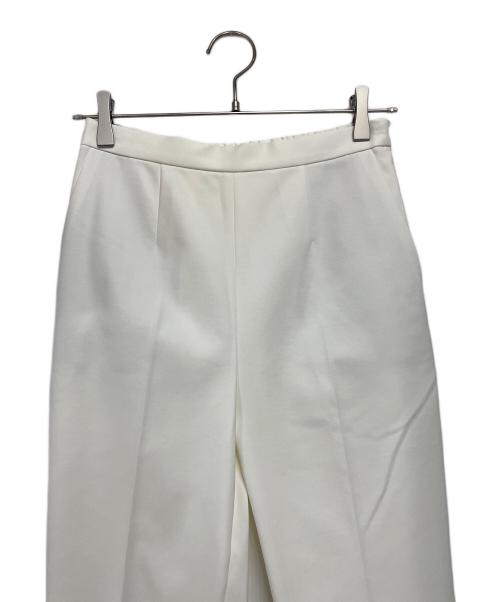 LE PHIL（ル フィル）LE PHIL (ル フィル) ダブルクロスストレッチフレアパンツ アイボリー サイズ:1の古着・服飾アイテム
