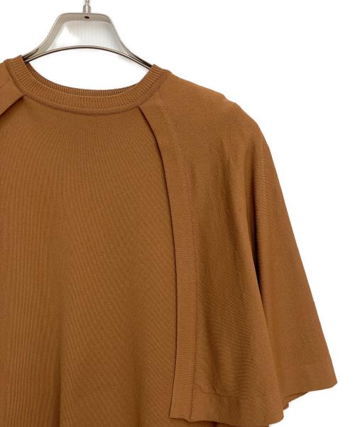 ADORE（アドーア）ADORE (アドーア) ケープニット ブラウン サイズ:38の古着・服飾アイテム