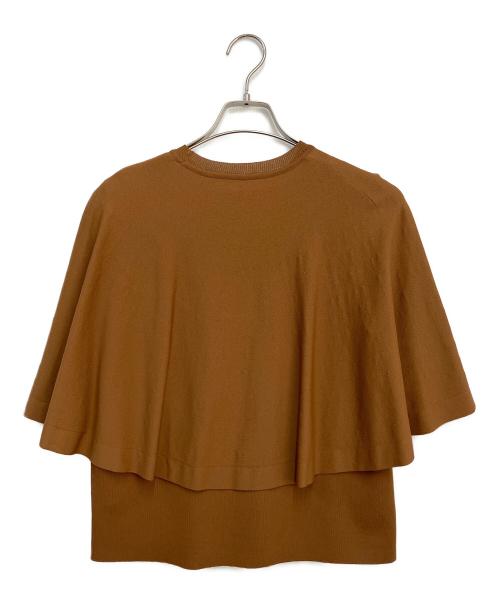 ADORE（アドーア）ADORE (アドーア) ケープニット ブラウン サイズ:38の古着・服飾アイテム