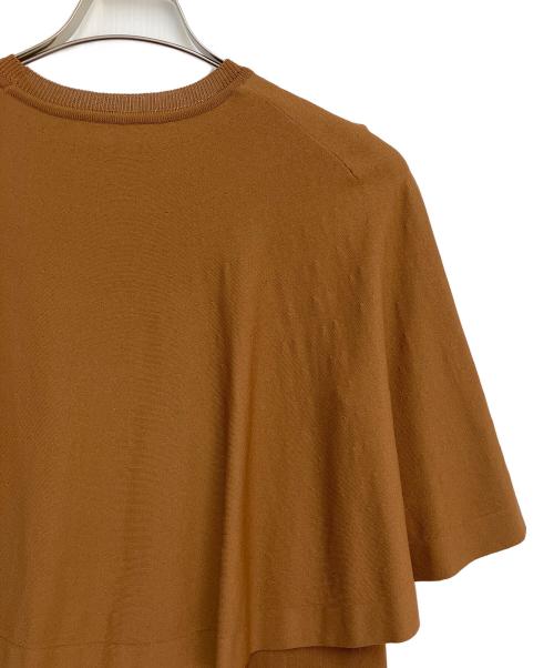 ADORE（アドーア）ADORE (アドーア) ケープニット ブラウン サイズ:38の古着・服飾アイテム