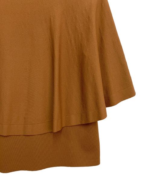 ADORE（アドーア）ADORE (アドーア) ケープニット ブラウン サイズ:38の古着・服飾アイテム