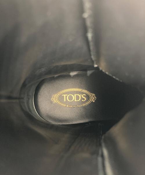 TOD'S（トッズ）TOD'S (トッズ) レザー コンバット ブーツ ブラック サイズ:36 1/2の古着・服飾アイテム