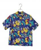 Sun Surfサンサーフ）の古着「アロハシャツ」｜ブルー