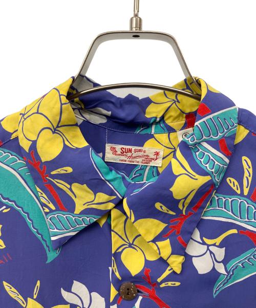 Sun Surf（サンサーフ）Sun Surf (サンサーフ) アロハシャツ ブルー サイズ:Sの古着・服飾アイテム