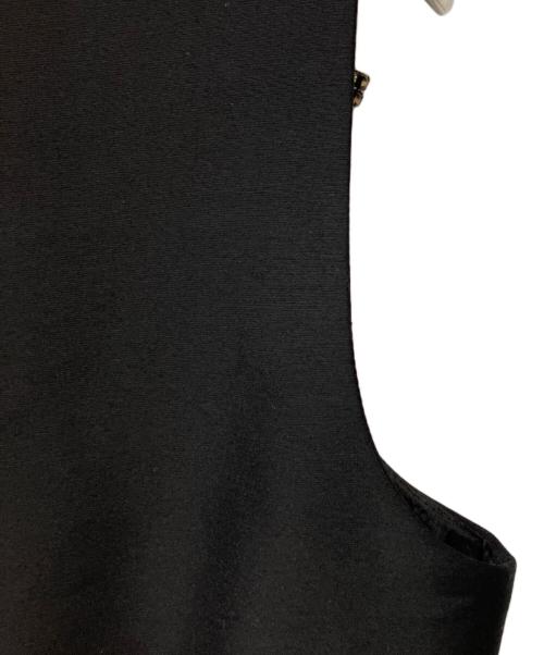 Kate Spade（ケイトスペード）Kate Spade (ケイトスペード) ラインストーンリボン付ワンピース ブラック サイズ:4の古着・服飾アイテム
