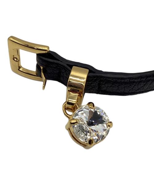 MIU MIU（ミュウミュウ）MIU MIU (ミュウミュウ) マドラスレザーブレスレットの古着・服飾アイテム