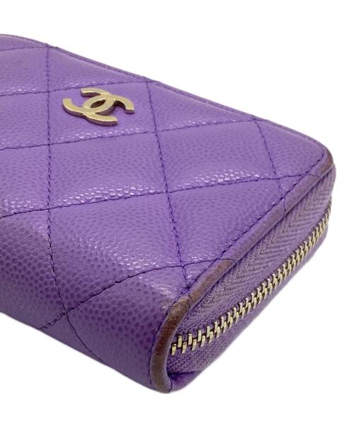 CHANEL（シャネル）CHANEL (シャネル) コインケース ライラックの古着・服飾アイテム
